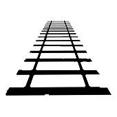 170x170 Clip Art Of Train Silhouette K12223099