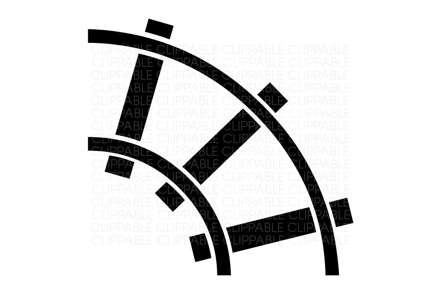 903x602 Clipart Train Track