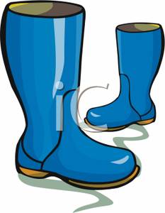 233x300 Picture A Pair Of Blue Rain Boots