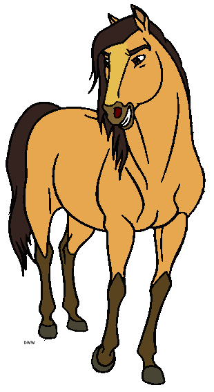 310x566 Spirit Stallion Of The Cimarron Clip Art Images