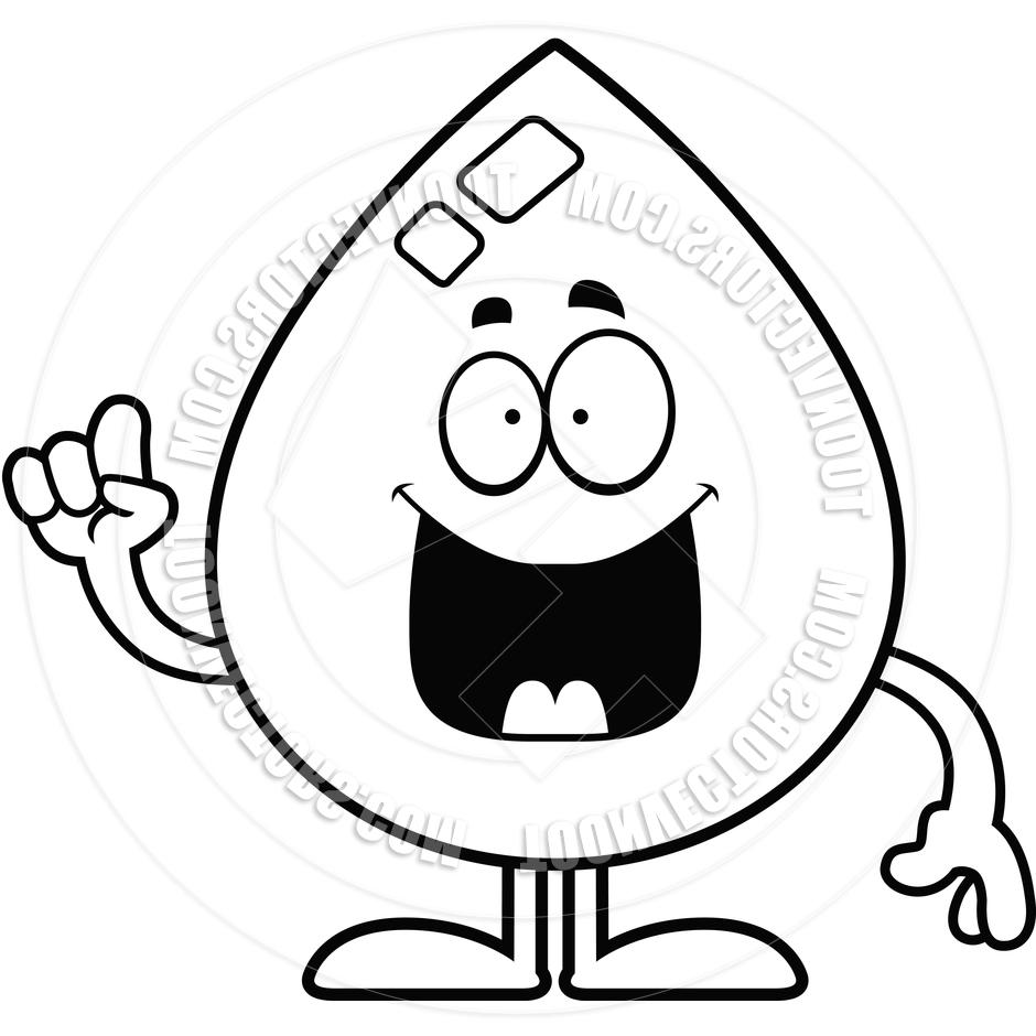 940x940 Hd Rain Drop Clipart Black And White Toonvectors Image