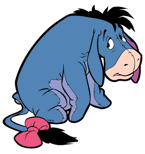 500x530 Eeyore Free Clip Art In The Rain Cliparts