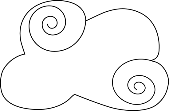 550x362 Rain Cloud Clipart Black And White Free 4