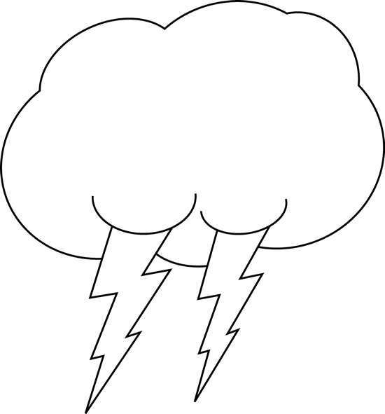 550x591 Rain Cloud Clipart Black And White Free 3