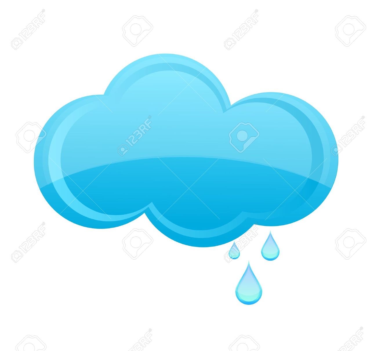 1300x1210 Glass Weather Rain Cloud Sign Blue Color Royalty Free Cliparts