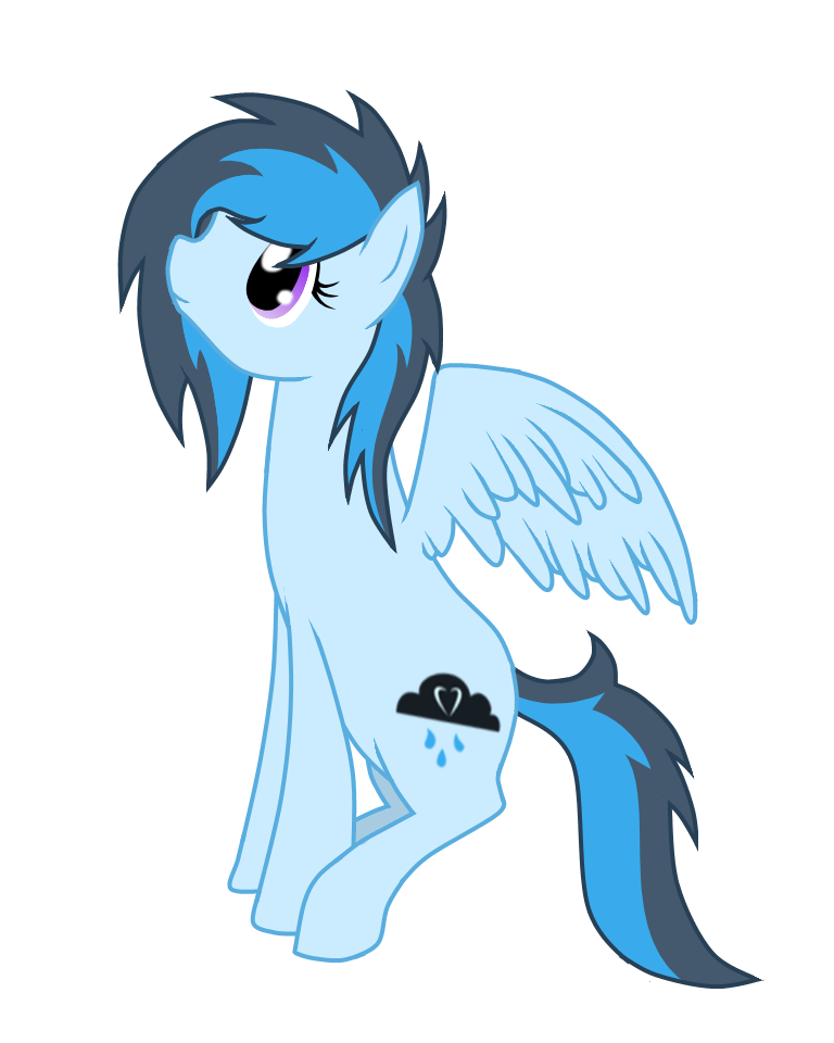 768x960 Rain Cloud Cartoon