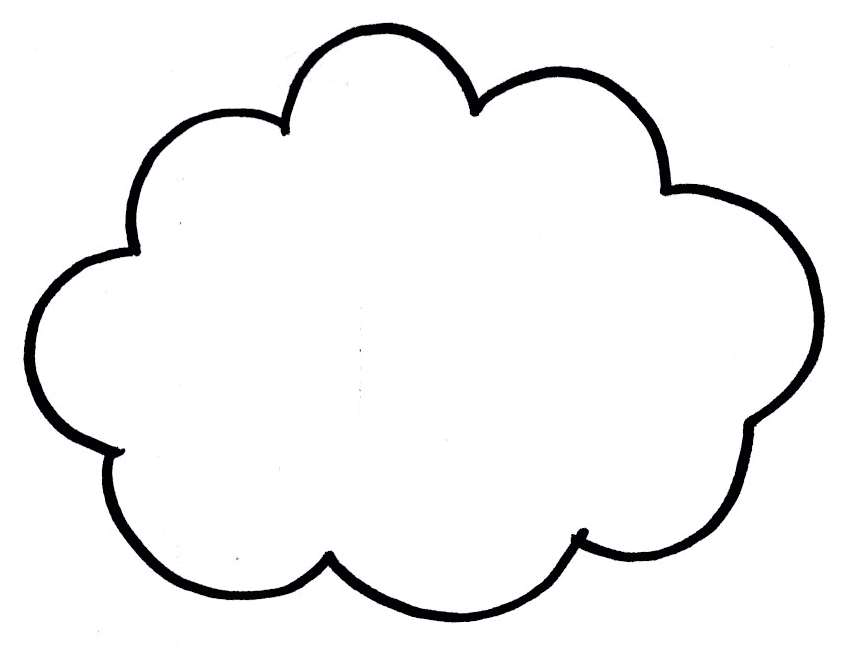 cloudy的简笔画图片