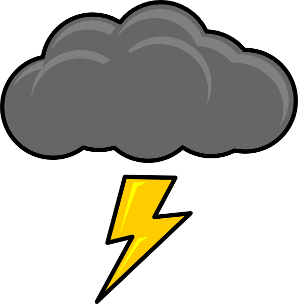 588x599 Storm Cloud Clipart
