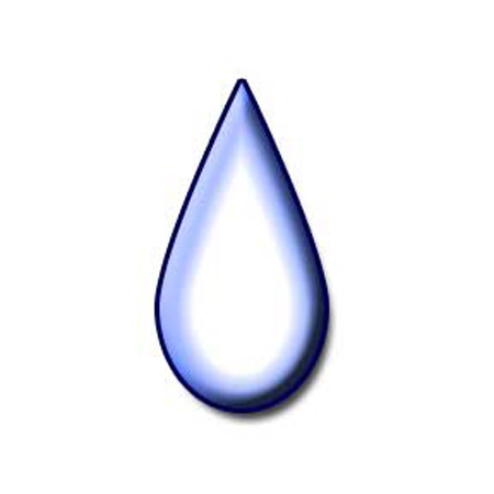 450x450 Outline Of Raindrop Clipart Image