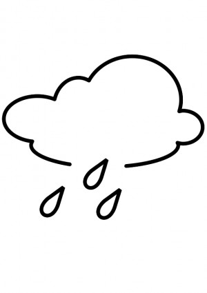 300x425 Rain Clipart Outline