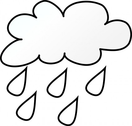 425x404 Rain Drop Outline Clipart Panda