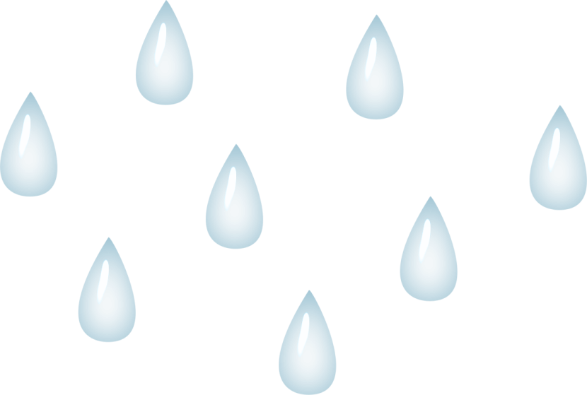 830x559 Raindrops Clipart