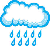 170x154 Clip Art Of Cloud And Rain K15339057