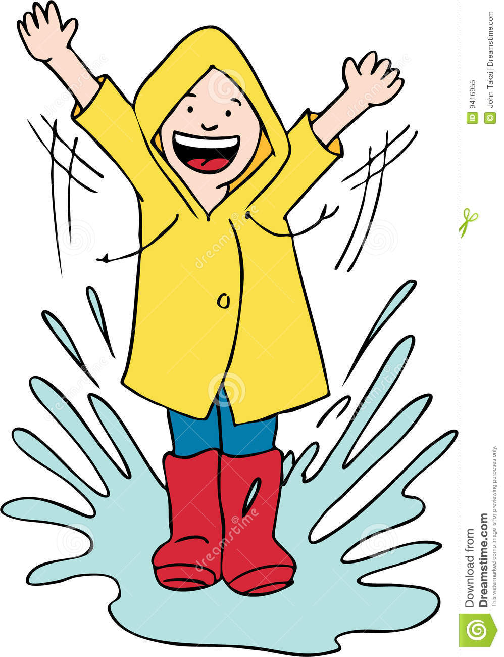 998x1300 Rain Puddle Hat Clipart