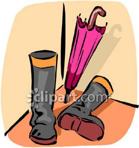 281x300 Umbrella And A Pair Of Rain Boots