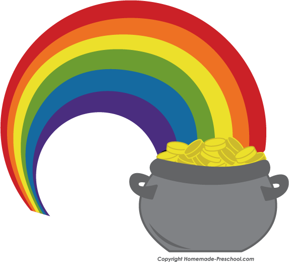 573x519 Irish Clipart Rainbow