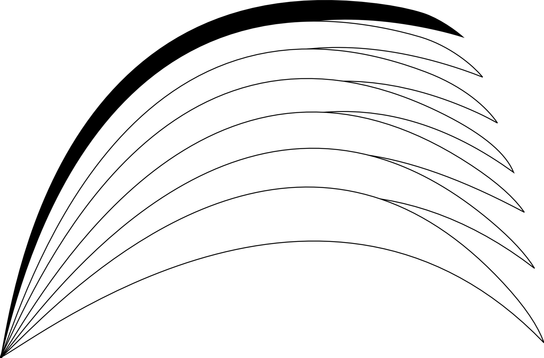 1880x1239 Rainbow Black And White Black White Rainbow Clipart Free To Use