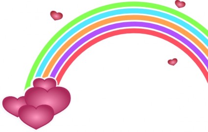 425x269 Free Clipart Rainbow Download