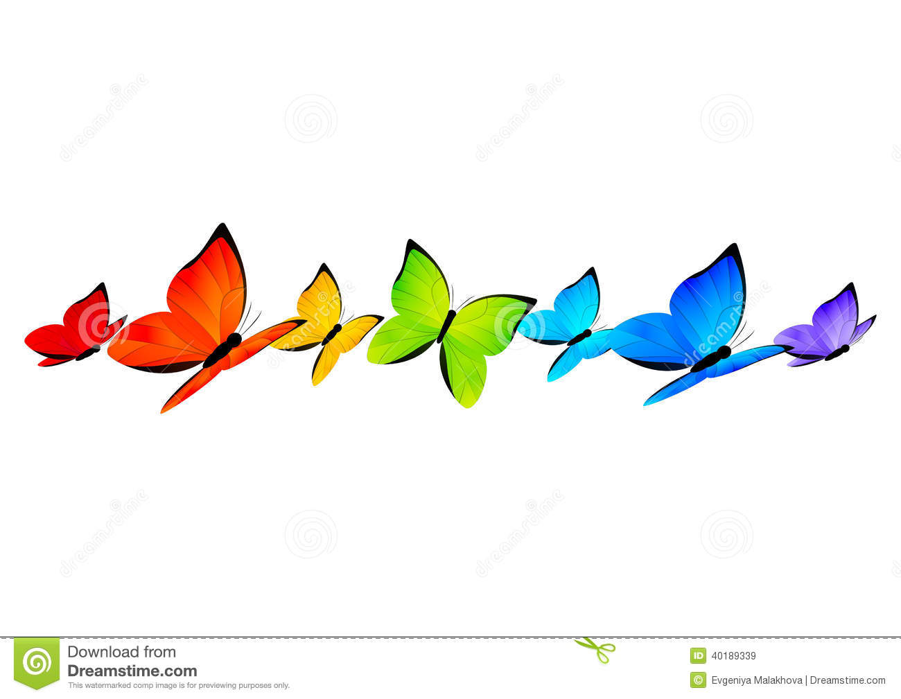 1300x1009 Rainbow Butterfly Clipart Background Design