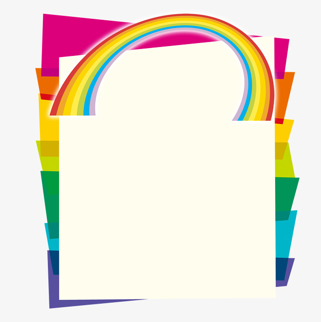 Rainbow Border Cliparts Free download on ClipArtMag