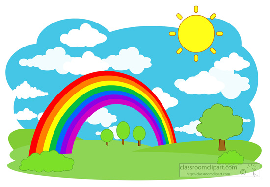 550x382 Best Rainbow Clipart