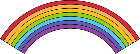 550x213 Clip Art Rainbow