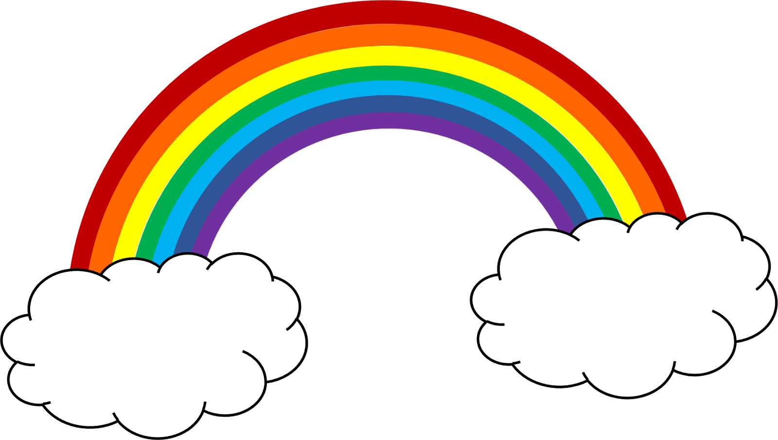 1600x905 Rainbow Sky Cliparts Free Clipart Club