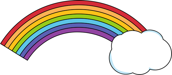 550x241 Rainbow With Clouds Clipart Kid