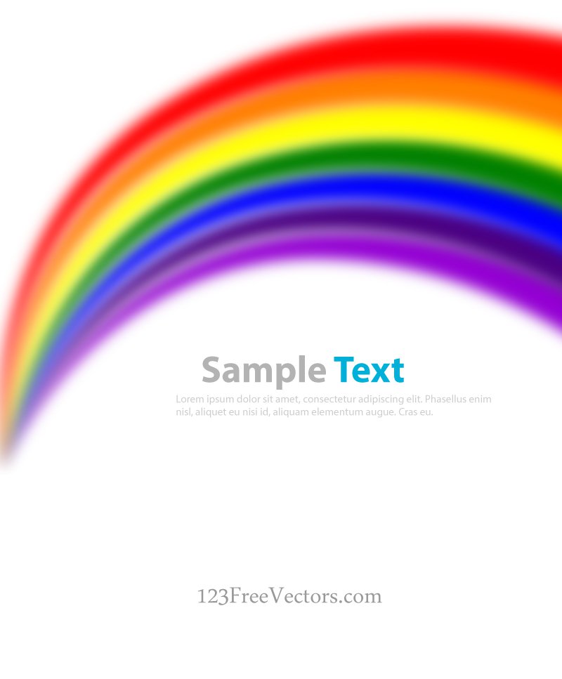 800x967 Free Printable Rainbow Clipart
