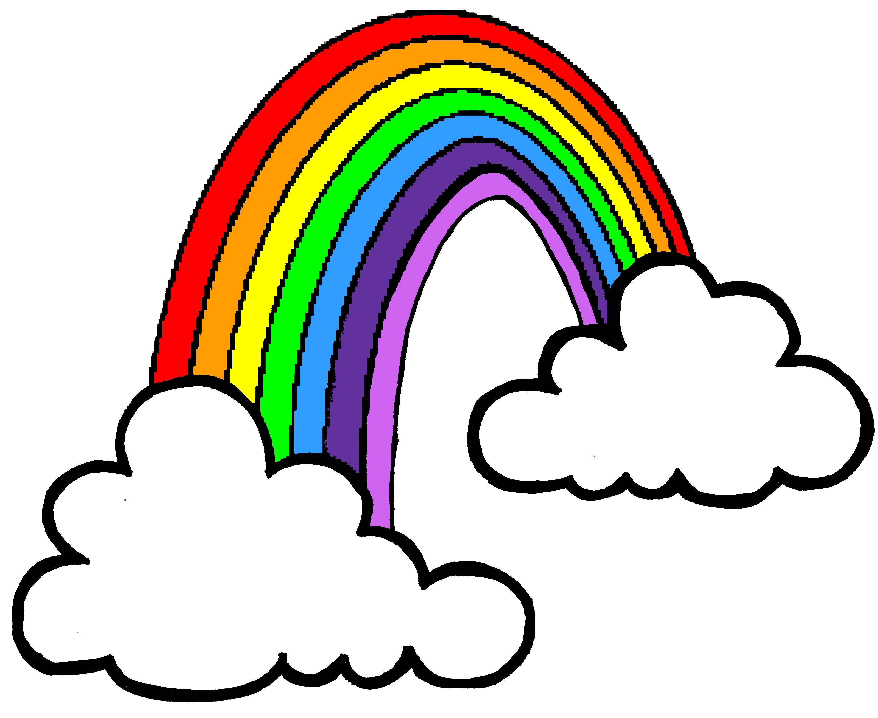3380x2765 Rainbow Clip Art To Download