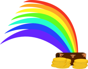 297x234 Gold At The End Of The Rainbow Clip Art