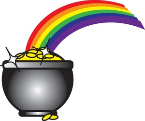 300x249 Pot Of Gold Clipart Image