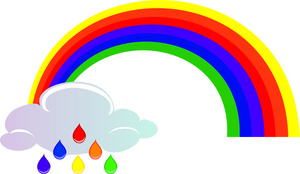 300x174 Top 80 Rainbow Clip Art