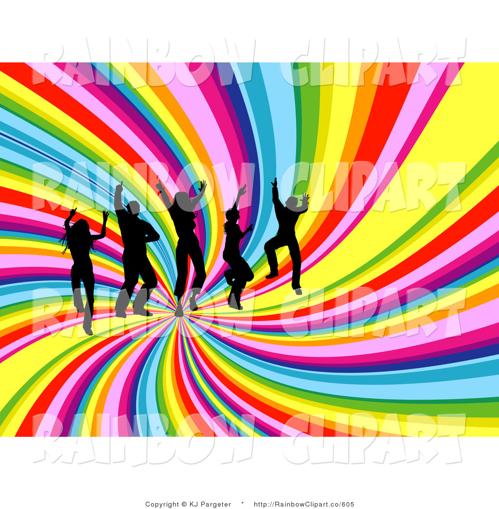 1024x1044 Cliprt Of Group Of Five Dancers Silhouetted In Blackgainst