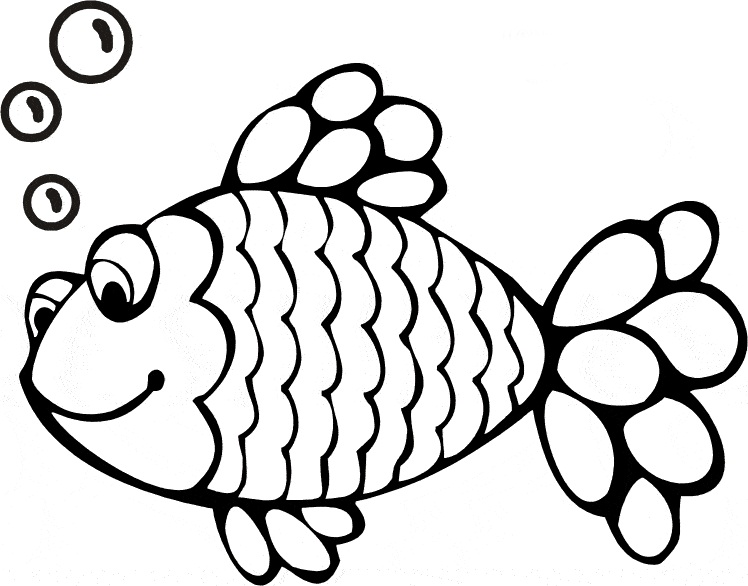 748x586 Fish Color Pages