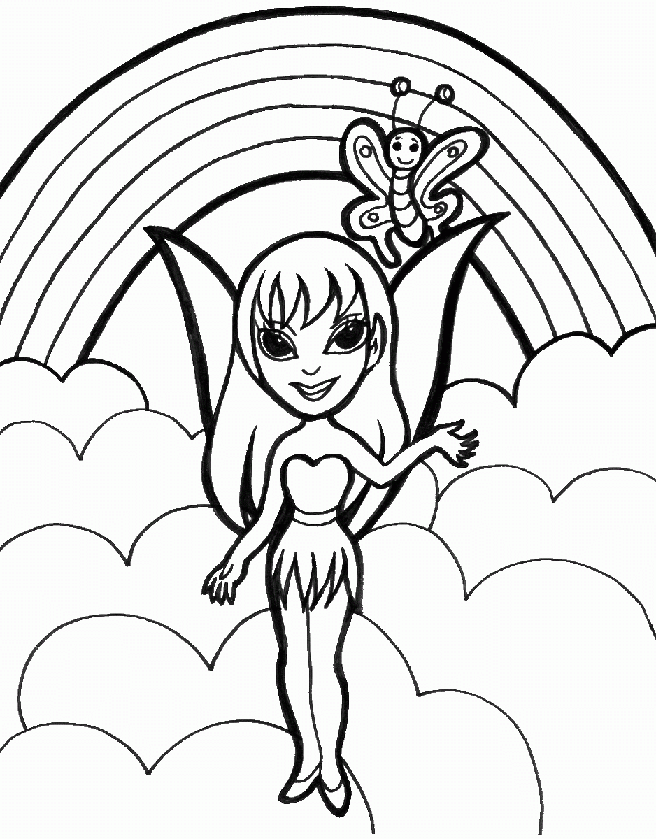 938x1200 Rainbow Coloring Pages