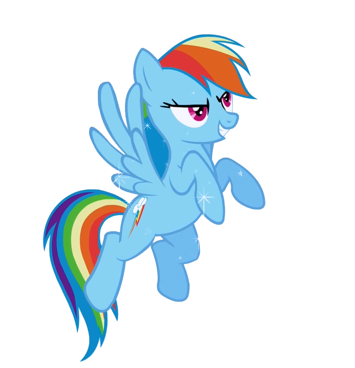 693x719 Rainbow Dash Vector Standing Png Clipart Png Mart