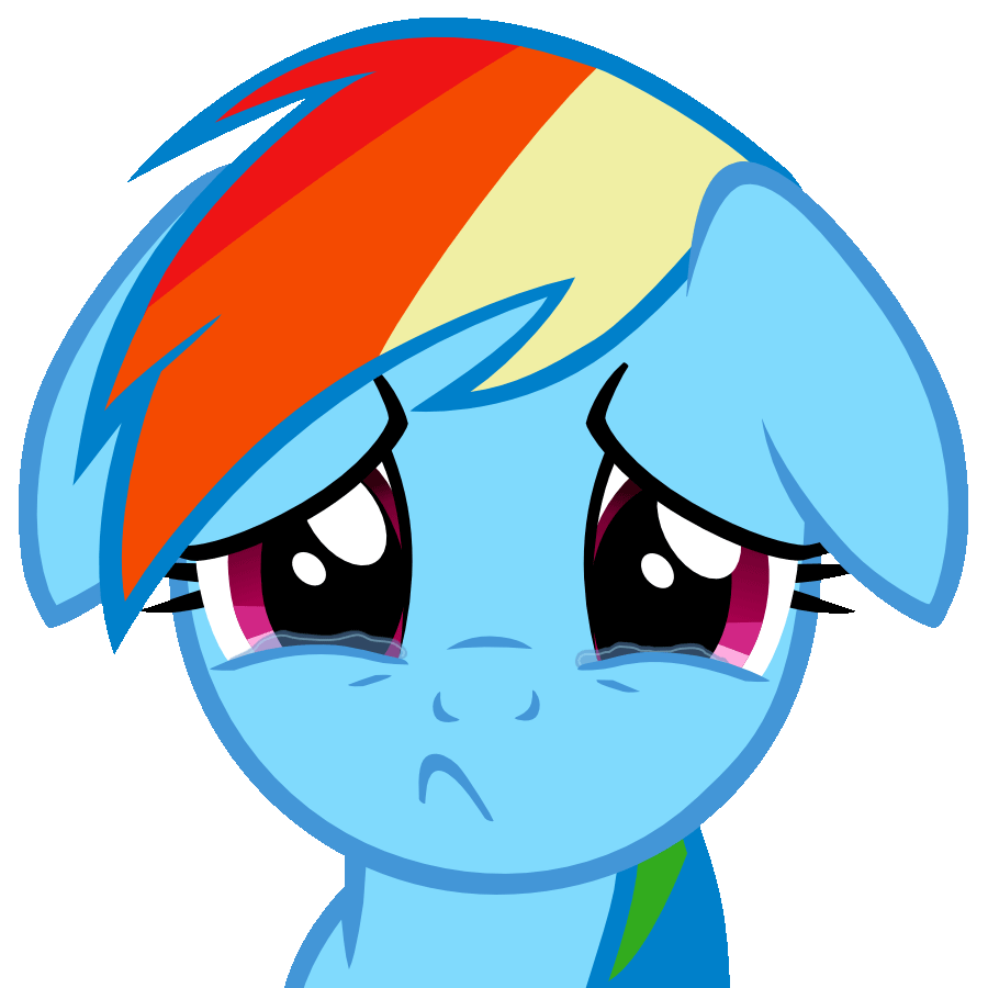 900x900 Rainbow Dash Sadface By Iks83