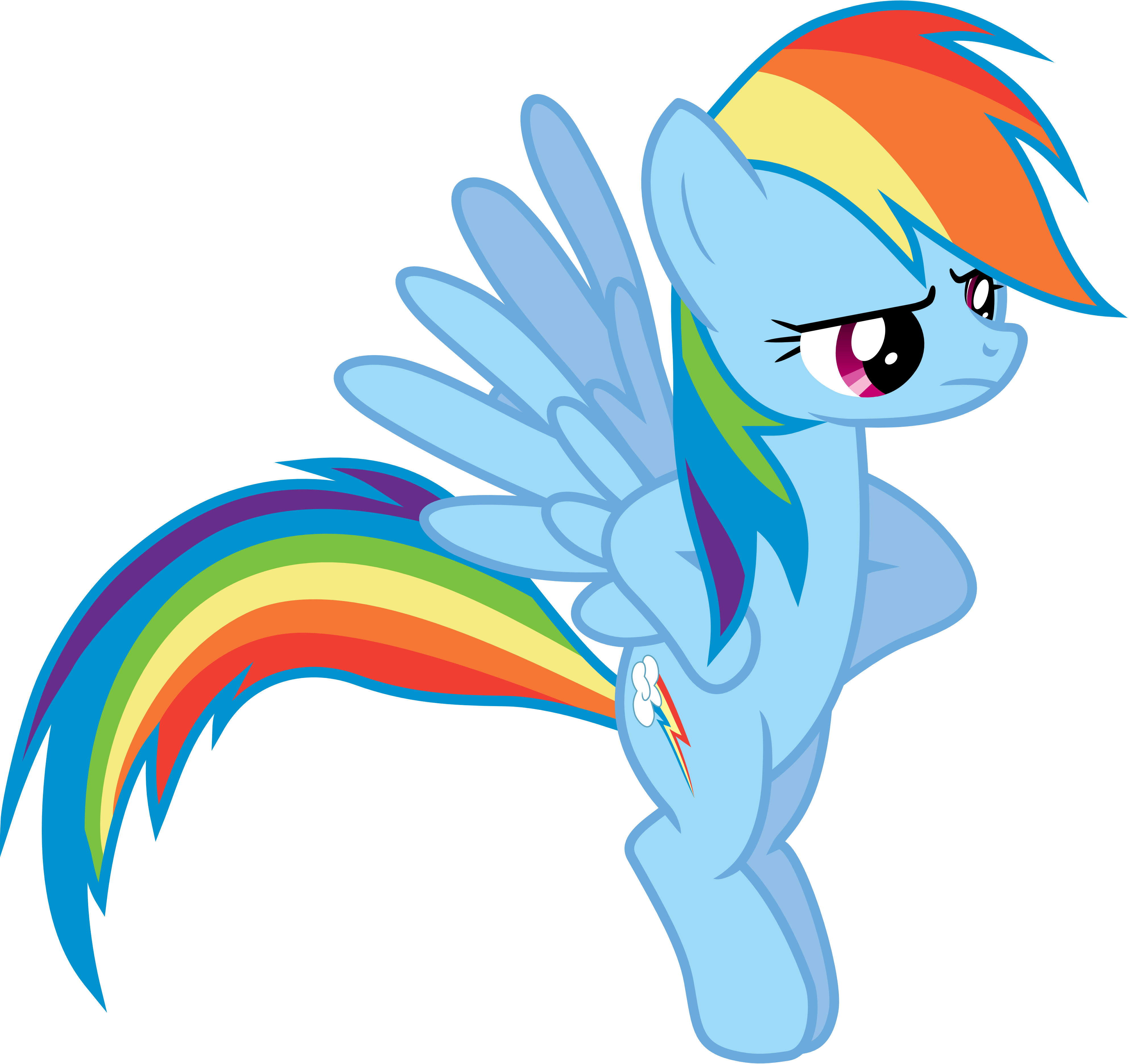3970x3740 Angry Rainbow Dash By 90sigma