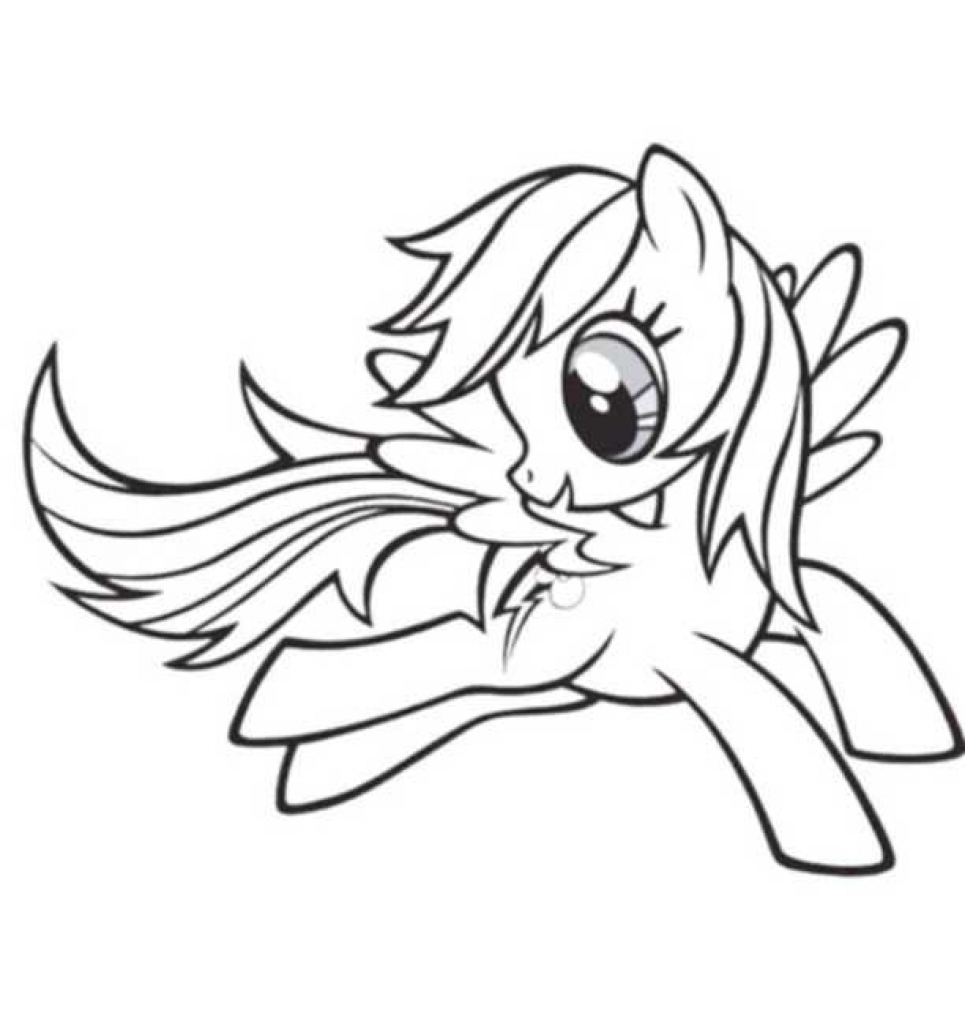 965x1024 Rainbow Dash Coloring Pages Regarding Motivate To Color Pages
