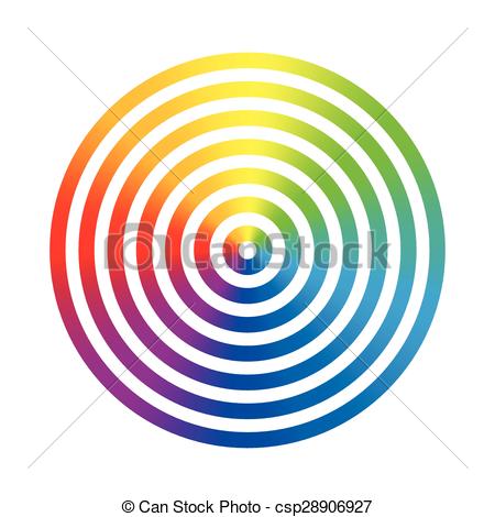 450x470 Rainbow Colored Clipart