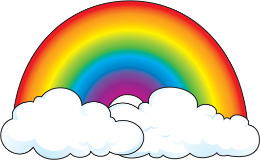 533x327 Clip Art Rainbow