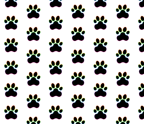 470x403 Pawprint Polka Dots