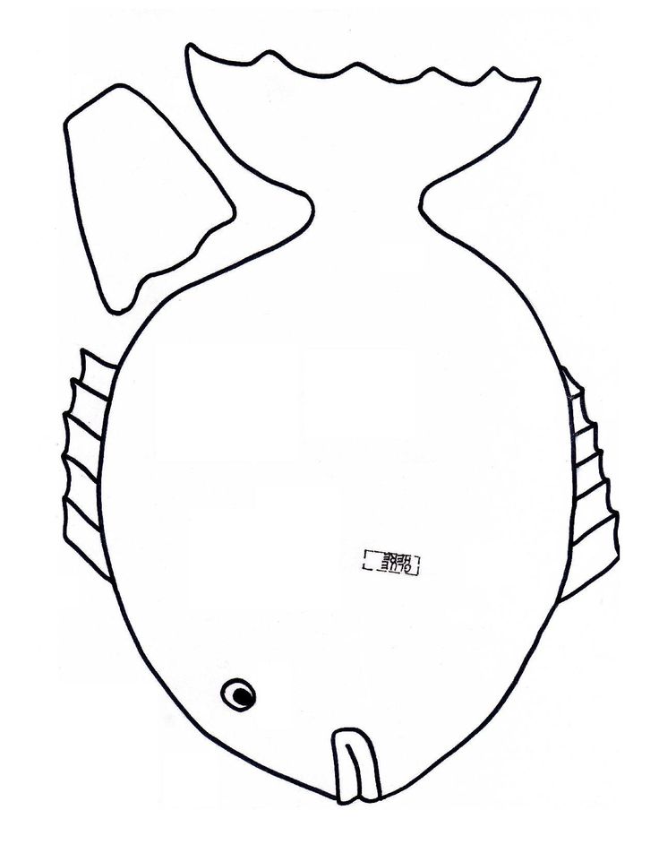 736x952 Fish Outline