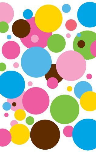 Rainbow Polka Dot Wallpaper Clipart | Free download on ClipArtMag