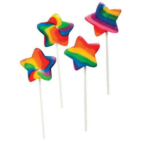 Rainbow Swirl Lollipop