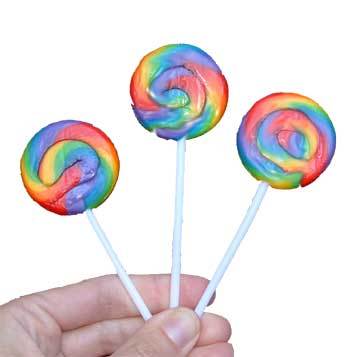 360x357 Mini Swirl Lollipop