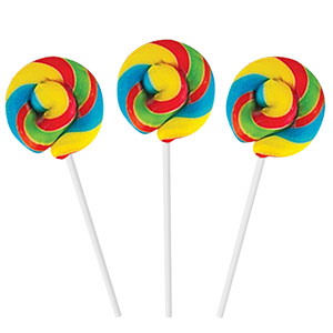 300x300 Mini Swirl Lollipops