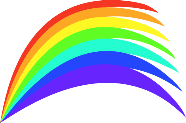 600x395 Rainbow Clipart Transparent