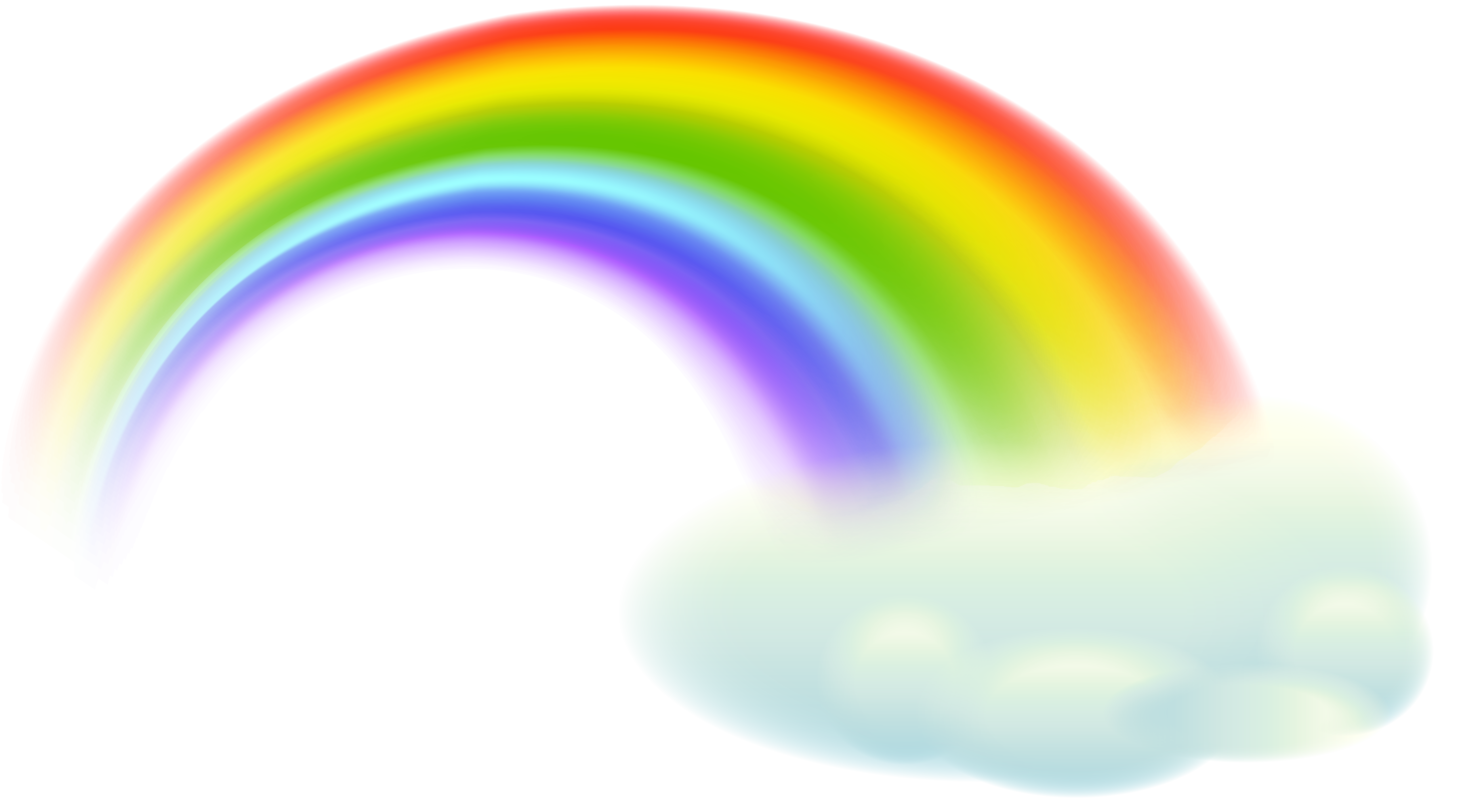 Rainbow With Clouds Clip Art Rainbow Clipart Free Transparent Png | Hot ...